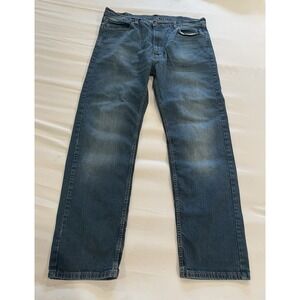Levis 505 Jeans‎ Mens 40x32 Blue Straight Denim Faded Workwear Pants